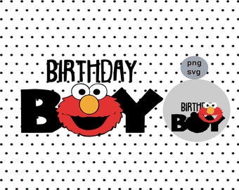 Download Elmo Birthday Svg Etsy