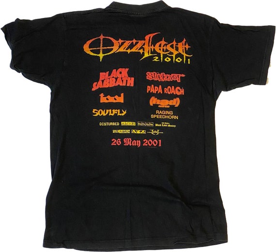 Original vintage 2001 Ozzy Osbourne Ozzfest Tour Shirt