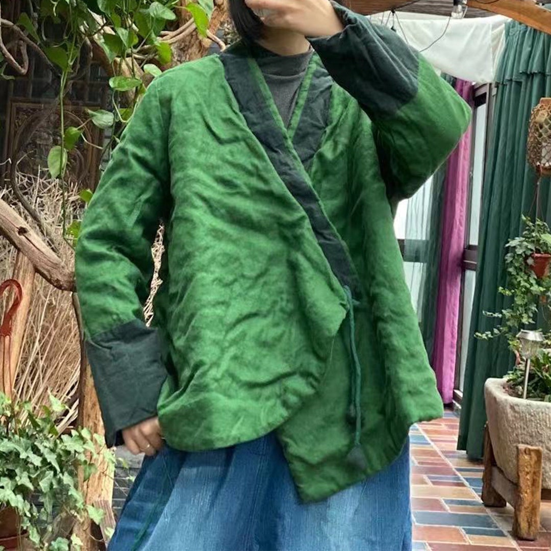 Tiered Jacket in Green