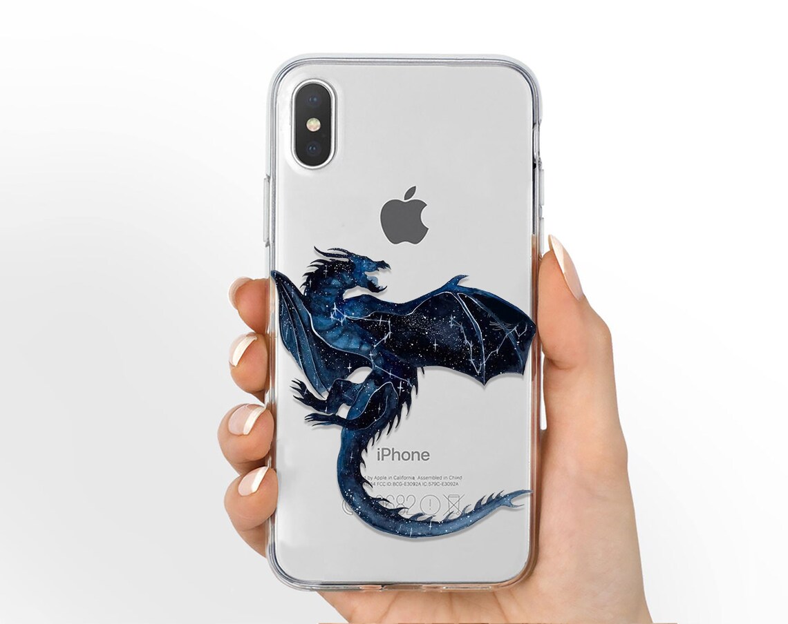 Minimal Dragon Phone Case iPhone 12 11 Pro Max cas iPhone XR Etsy
