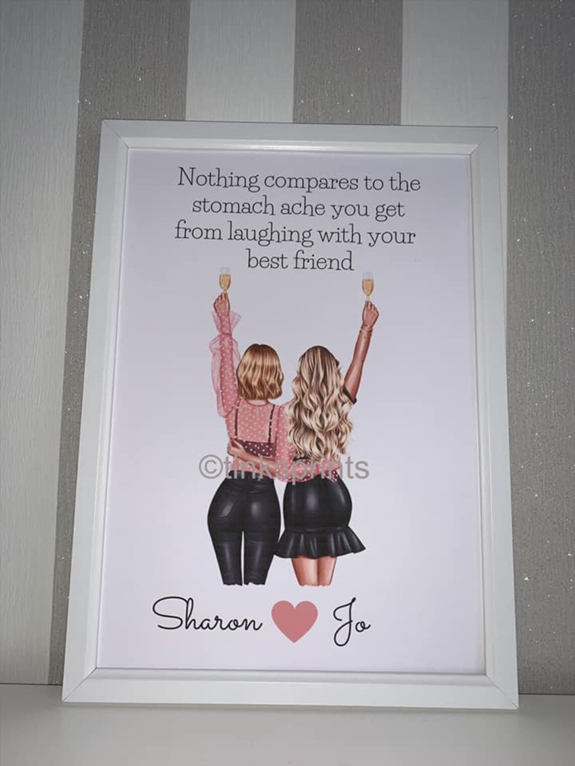 GALENTINES Friendship print Best friend gift BFF Gifts Etsy