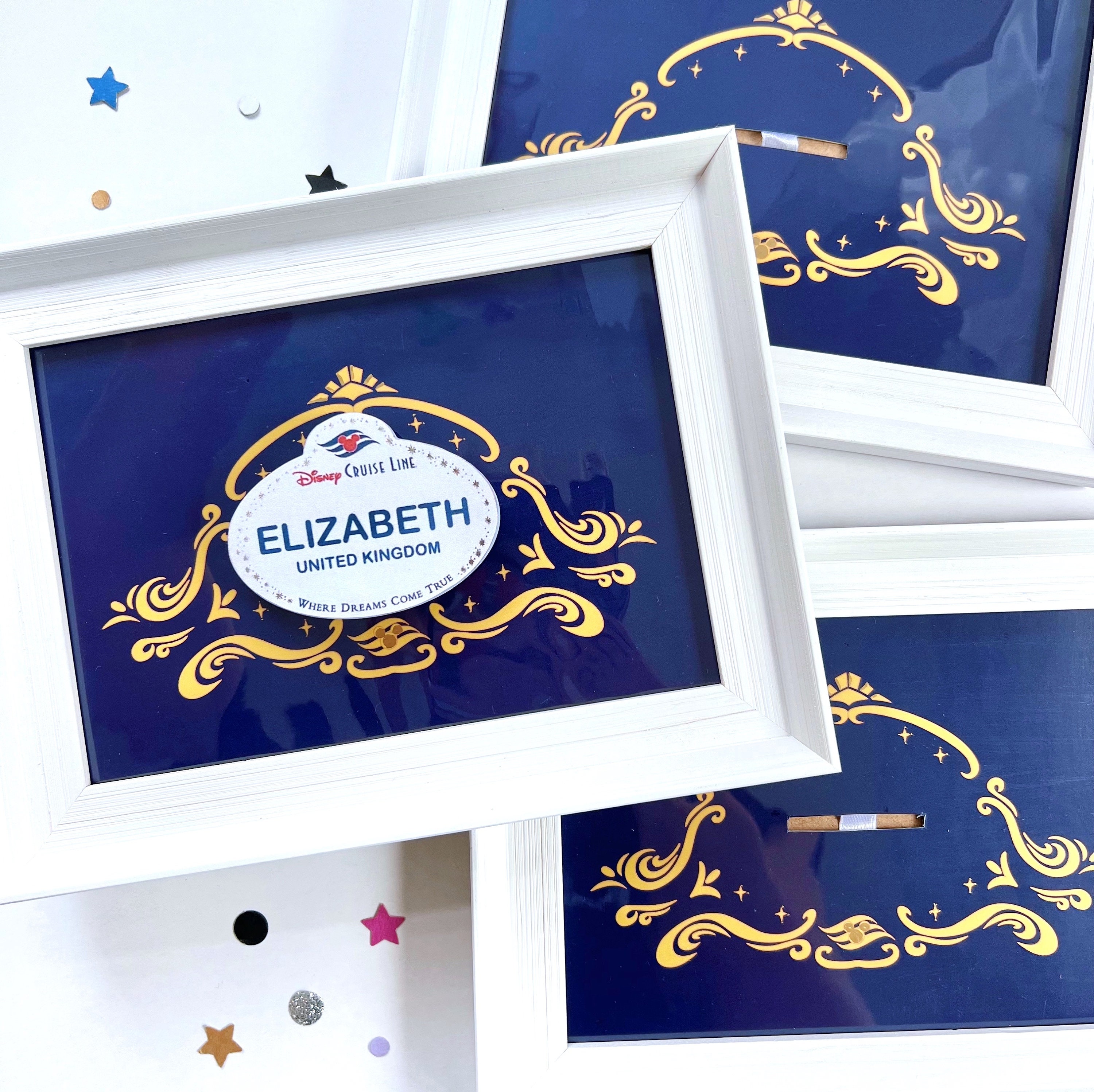 Crew Member Name tag Frame | Magical Ship Stern | Designed by Believers, Dreamers & You.
