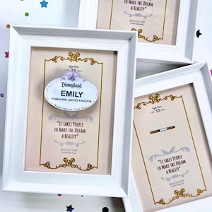 Cast Member Name tag Frame | Casting Agency Door West Coast | Designed by Believers, Dreamers & You.