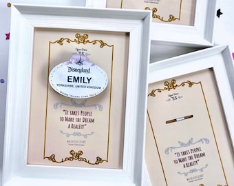 Cast Member Name tag Frame | Casting Agency Door West Coast | Designed by Believers, Dreamers & You.