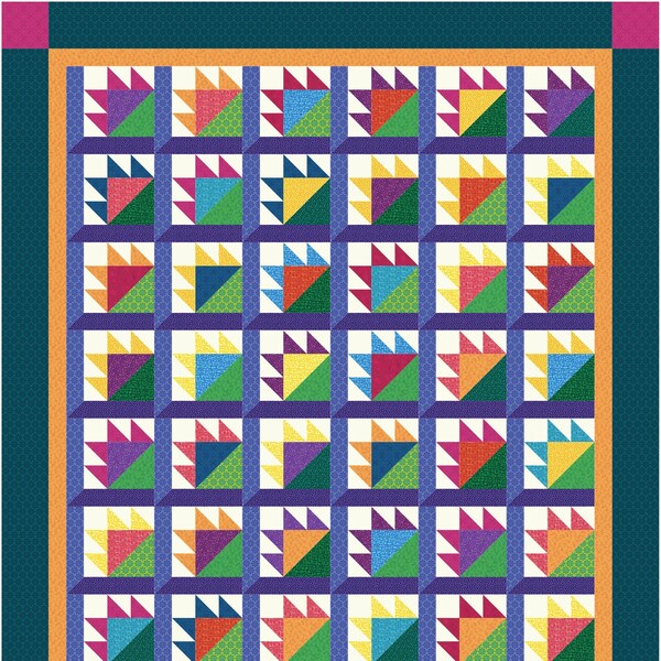 Window Box Quilt Pattern Etsy
