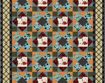 Camping PDF Quilt Pattern - SMore Camping PDF Quilt Pattern