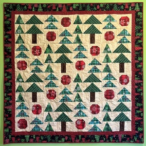 Christmas Quilt Pattern - O Christmas Tree Quilt Pattern