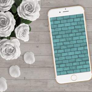 Brickwall Phone wallpaper, DIGITAL DOWNLOAD, iphone wallpaper, .PNG, wallpaper, digital art, digital designs, instant download, wallpapers
