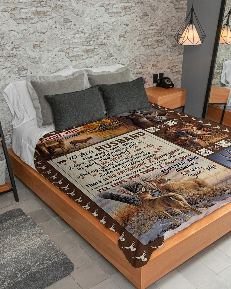 Personalized Blanket for Husband Custom Blanket Quote Etsy