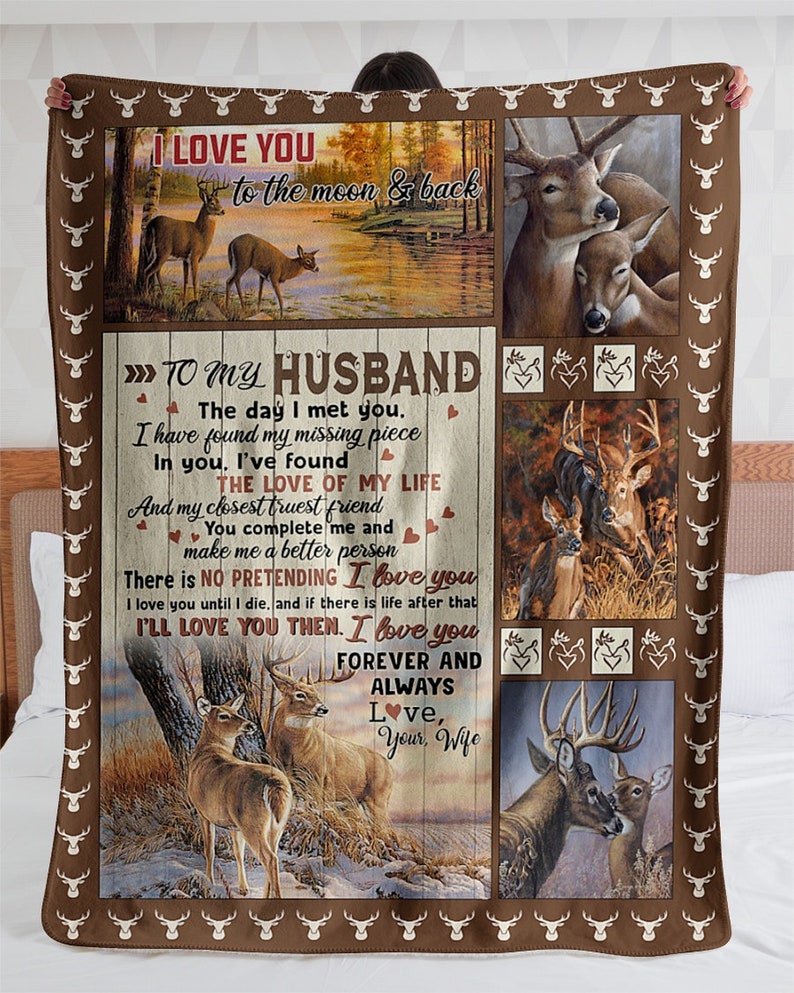 Personalized Blanket for Husband Custom Blanket Quote Etsy