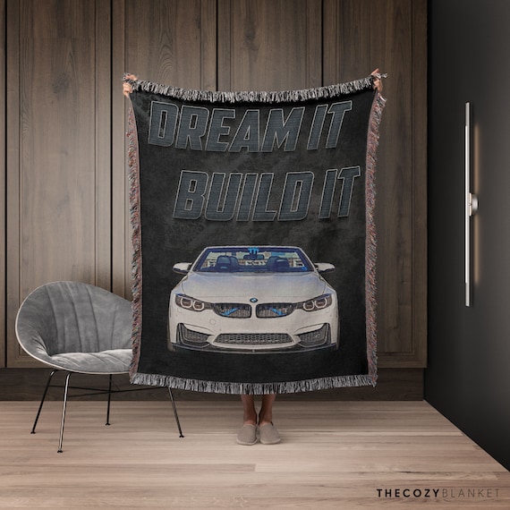 Custom Blanket With Your Car Photo Gift for Car Guy Unique - Etsy
