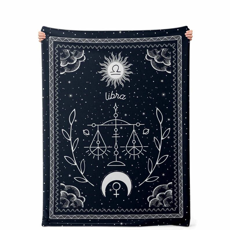 Personalized Zodiac Blanket Fleece Sherpa Woven Blankets Etsy