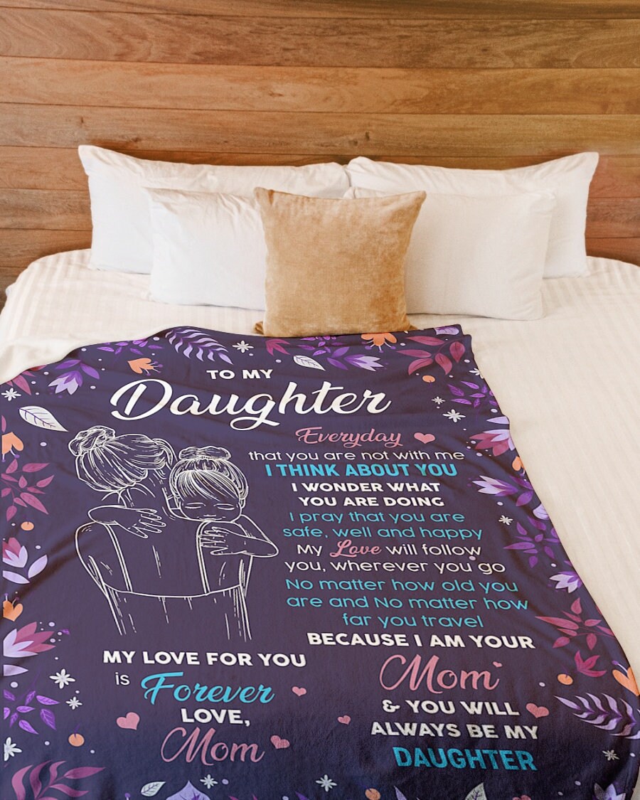 Personalized Blanket for Daughter From Mom Custom Gift for Etsy