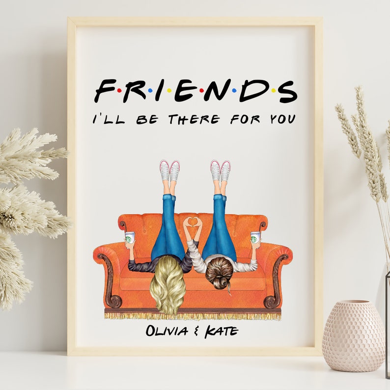 Customized Wall Art For Friends Personalized Prints Friend | Etsy