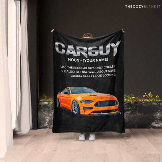 Personalisierte Decke mit Deinem Auto Foto Geschenk für Car Guy  Einzigartiges Geburtstagsgeschenk für Ihn Personalisiertes Geschenk für  Freund CB0108 - .de