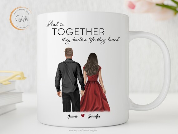 Personalized Mug for Loving Couple Gift for Husband Wife picture