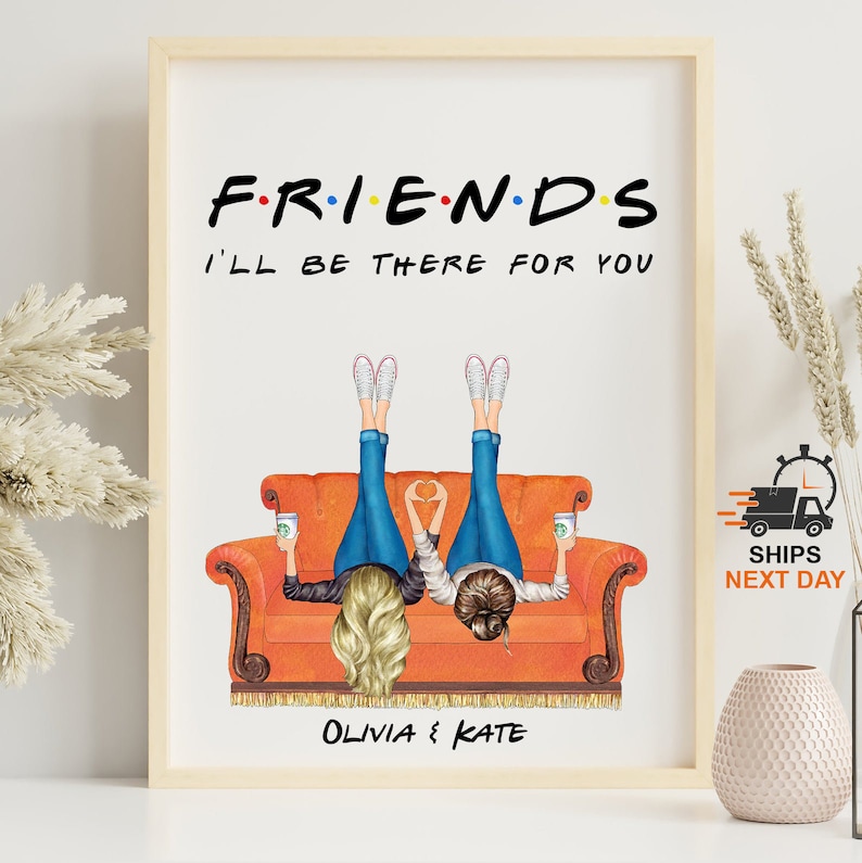 Customized Wall Art For Friends Personalized Prints Friend Etsy