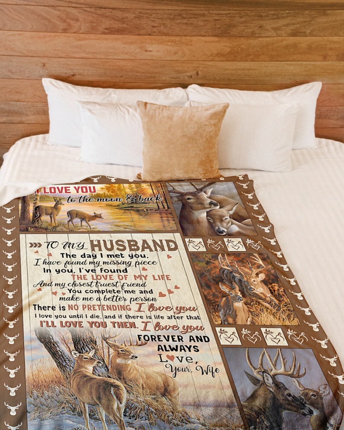 Personalized Blanket for Husband Custom Blanket Quote Etsy