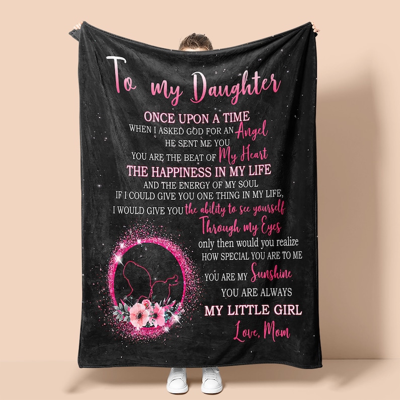 Personalized Blanket for Daughter From Mom Custom Gift for Etsy