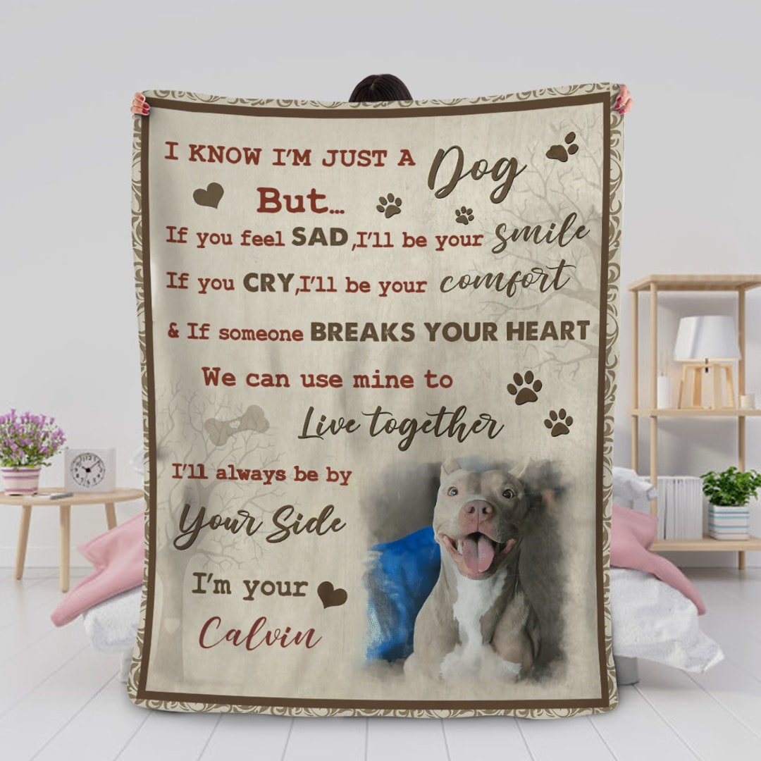 Personalized Beautiful Custom Blanket for Pet Lovers Fleece Sherpa