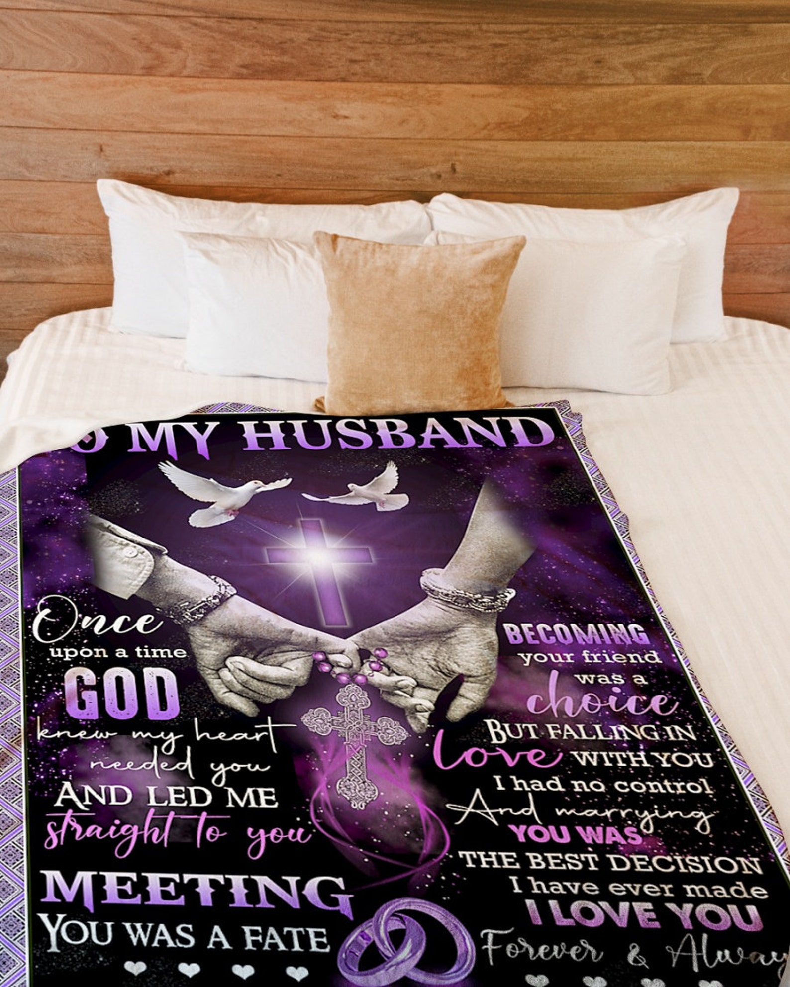 Personalized Blanket for Husband Custom Blanket Quote Etsy