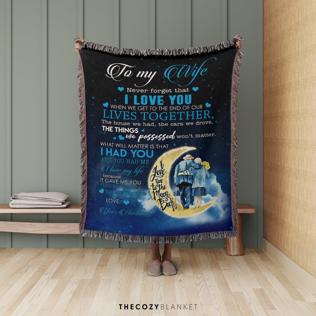 Personalized Blanket for Wife From Husband Custom Blanket Etsy
