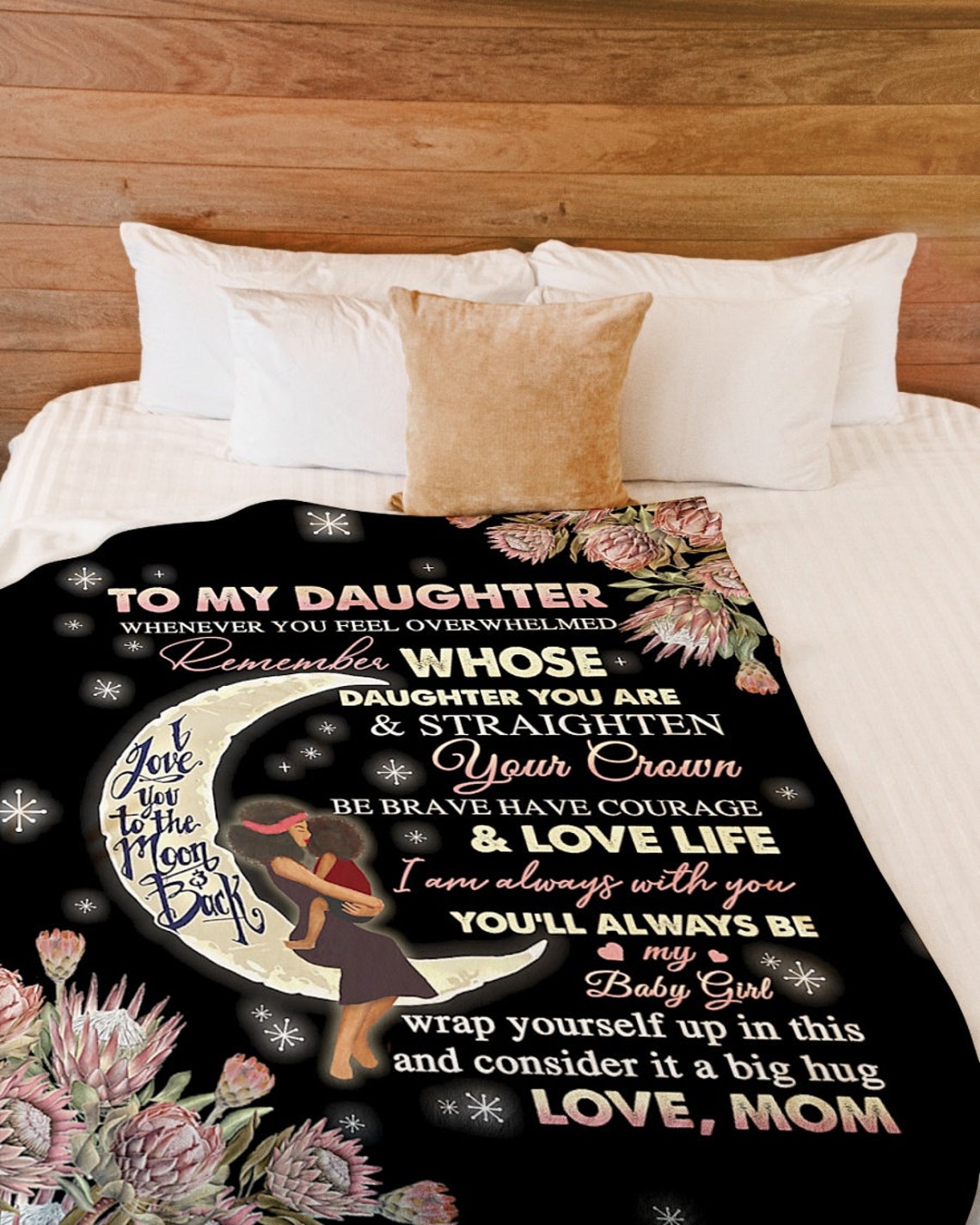 Personalized Blanket for Daughter From Mom Custom Gift for Etsy