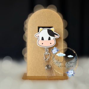 Cow Badge Reel