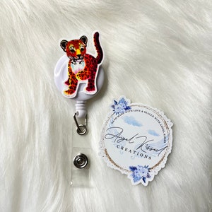 Lisa Frank Leopard Badge Reel