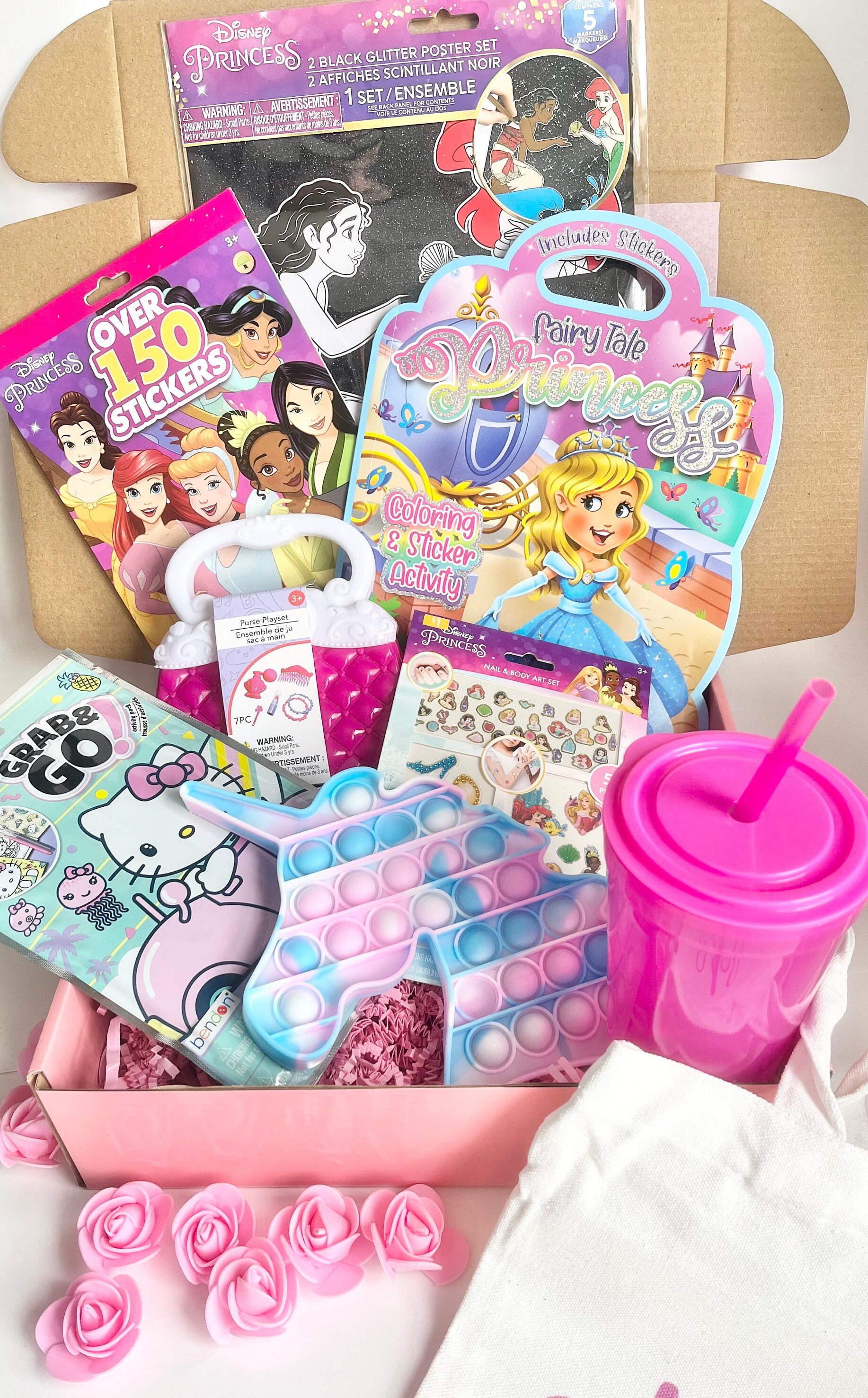 princess-box-for-girl-pink-gift-box-for-girl-4yr-old-girl-etsy
