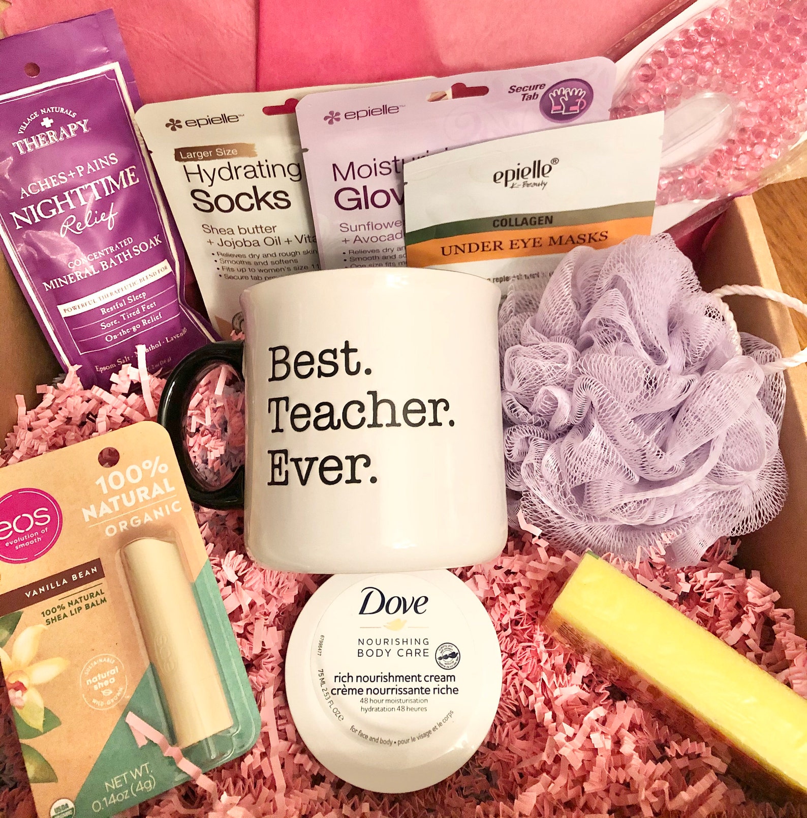 Teacher Gift Box Teacher Gift Basket Teacher Appreciation Etsy