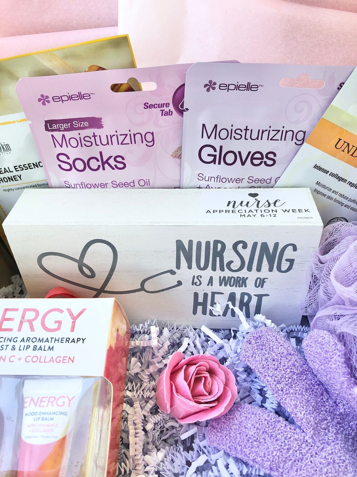 Nursing is A Work of Heart Gift Box best Nurse gift Nurse Etsy