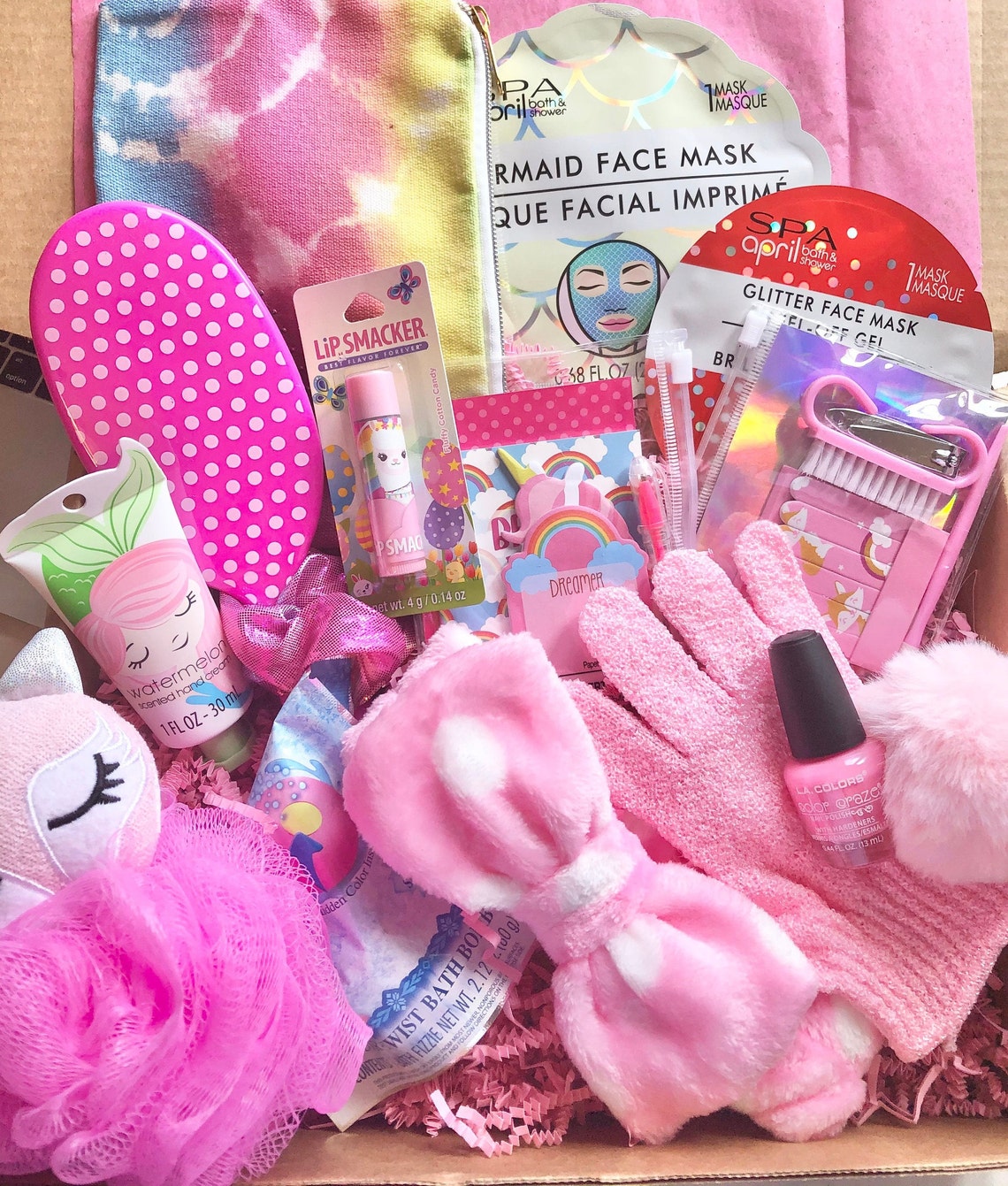 Pink Gift Box for Girl Tween Birthday Box Gift for tween Etsy