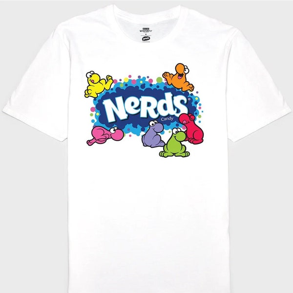 T-shirt nerds avec des grappes de bonbons gommeux