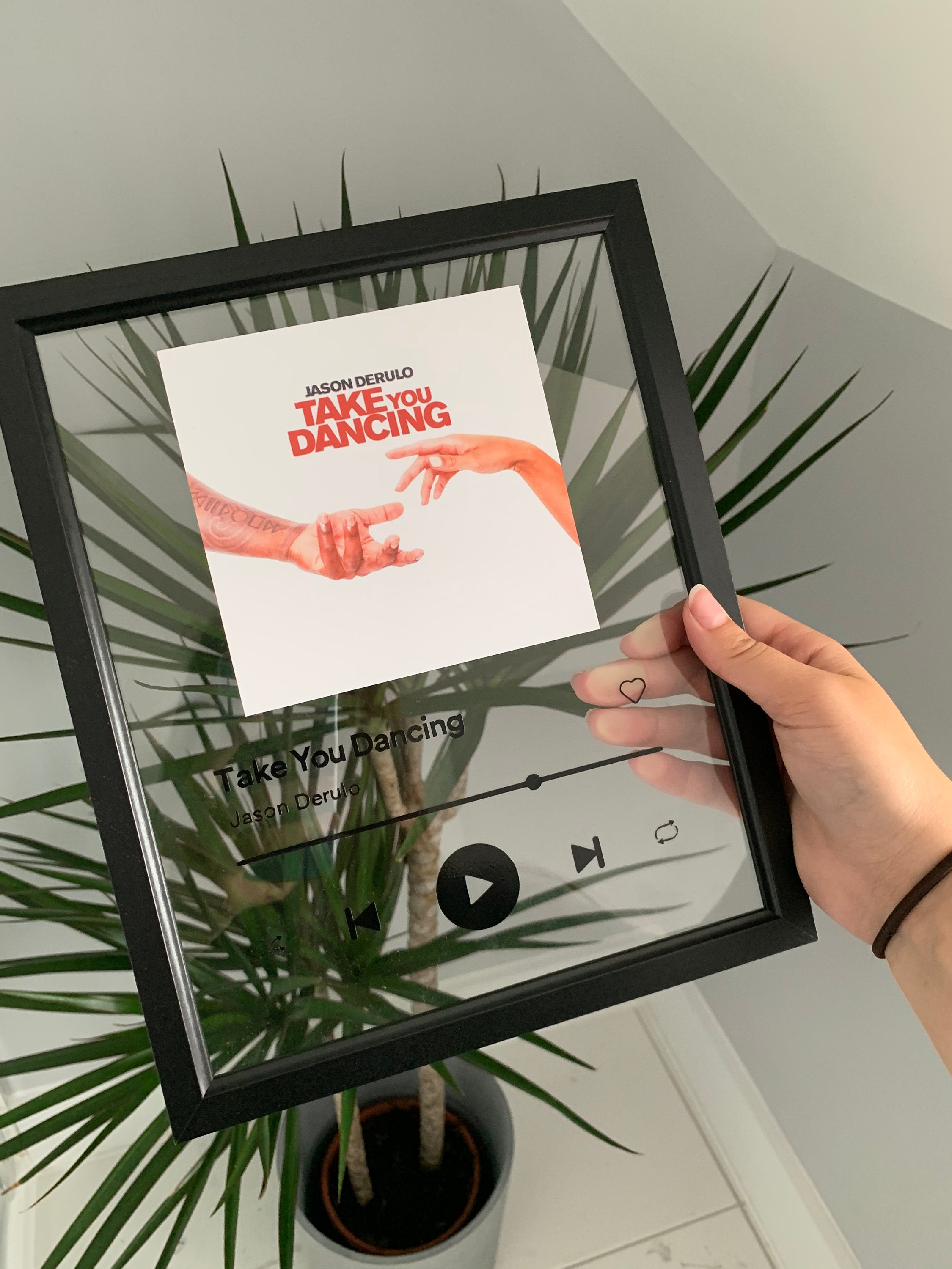 Personalised Handmade Spotify Frames Etsy