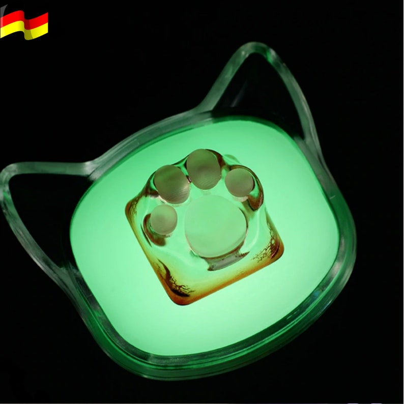 Kitty Paw Resin Artisan Keycap Cat Paws Pad for Etsy