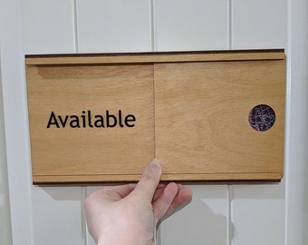 Available/Unavailable Sign