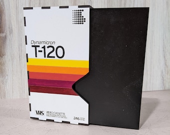 VHS Dice Box SVG Archivo de corte láser