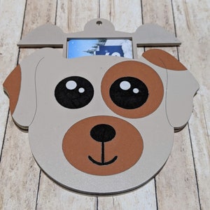 Welpe Geschenk Hund Kartenhalter SVG Laser Cut Datei