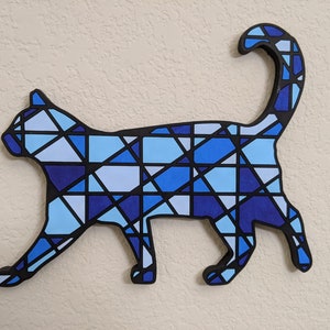 Cat Mosaic SVG Laser Cut File