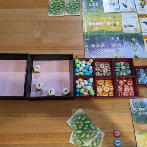 Brettspiel-Komponenten-Aufbewahrungs-/ Organisationsboxen - SVG Laser Cut-Datei