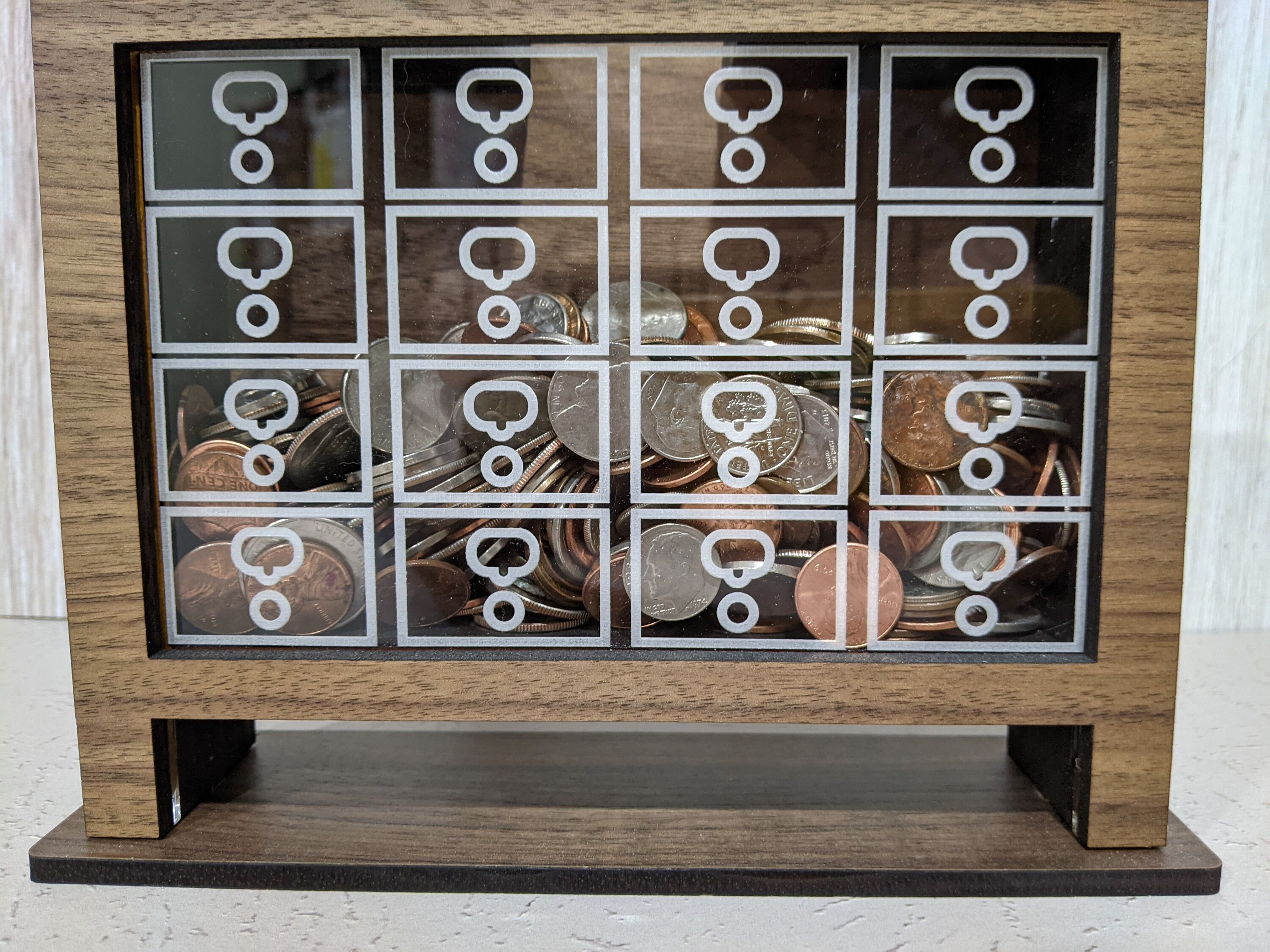 Card Catalog Bank SVG Laser Cut File Etsy