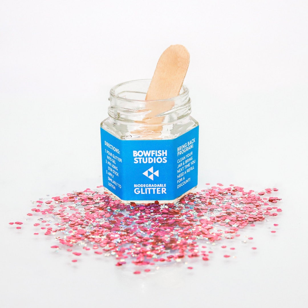 Biodegradable Glitter Gel Kit Pink for Hair & Body Etsy