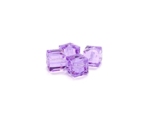 Purple Velvet AB 5601 Swarovski Crystal Cube Bead (4mm, 6mm, 8mm) Purple  Crystal Beads, Wholesale Authentic Swarovski Beads to Make Jewelry