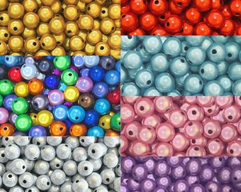 4mm Miracle Beads (50 Beads) - Reflective 3D illusion