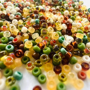 Miyuki 11/0 Seed Bead Mixes (20 grams@ 2200 beads) - Tango, Serenity, Earthtone, Formal, Lilac and Honey, DIY Jewelry Making image 7