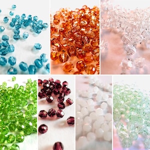 3mm Swarovski 5000  Round Faceted Crystal Beads - DIY Jewelry Making
