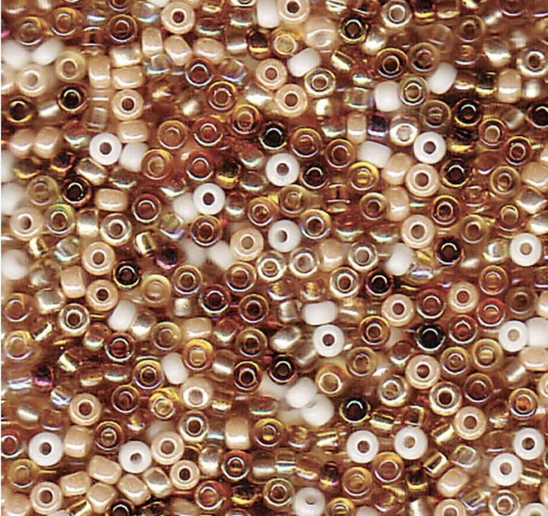 Miyuki 11/0 Seed Bead Mixes (20 grams@ 2200 beads) - Tango, Serenity, Earthtone, Formal, Lilac and Honey, DIY Jewelry Making image 10