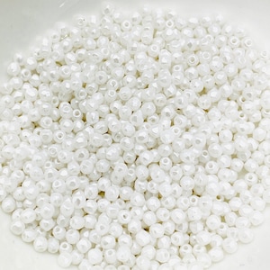 Pastel White- True 2mm Fire Polish Czech Glass Beads- Round Faceted -100 Beads - Beading