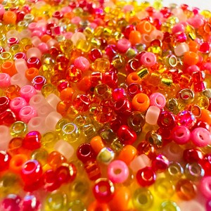 Miyuki 11/0 Seed Bead Mixes (20 grams@ 2200 beads) - Tango, Serenity, Earthtone, Formal, Lilac and Honey, DIY Jewelry Making Tango